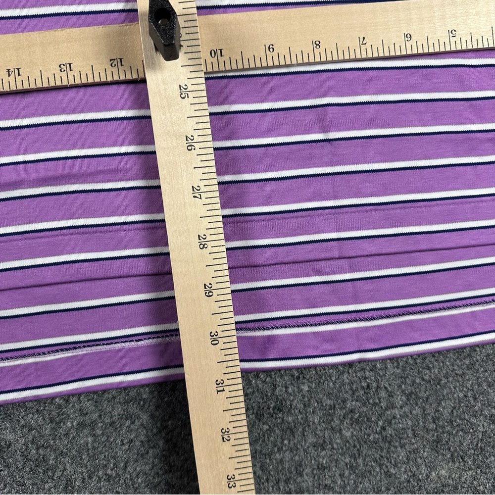 Polo by Ralph Lauren Purple Striped Men's XL Polo Soft Touch Short Sleeve Shirt - Picture 5 of 10